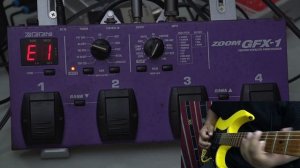 Zoom GFX 1 Guitar Processor Factory Settings