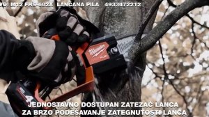 AKCIJA! MILWAUKEE M12 FHS-602X Aku lančana pila