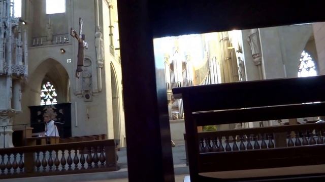 Германия.  Мюнстер: прогулка по старому городу, церковь Münster