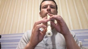 Гамма до мажор на блок флейте