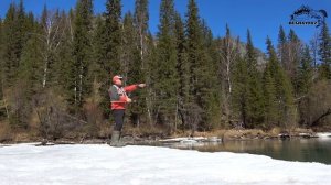 Рыбалка в глухой тайге/Эта яма забита хариусом/река Кадрин #1