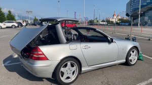 Складываем верх в Mercedes SLK R170