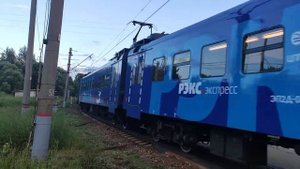 ЭП2Д 0074 и ЭП2Д 0101 "РЭКС" на станции "Вербилки"