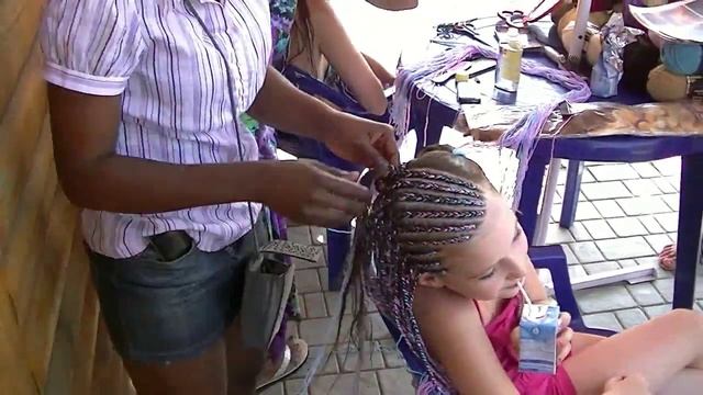 Моя летняя прическа (афрокосички) смотреть онлайн