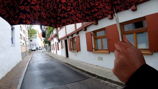 Прогулка по городу Ульм. Зашли в Ульмский собор.