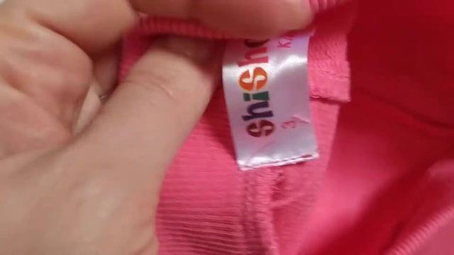 Штанишки трикотажные нежно розового цвета на 3 смотреть онлайн