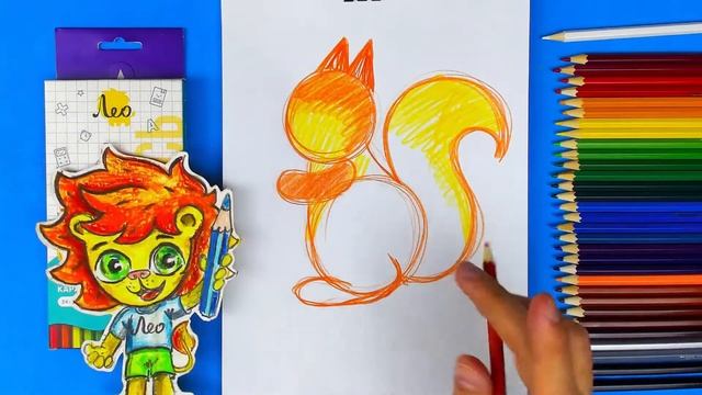 Как нарисовать БЕЛКУ - учимся рисовать Белочку