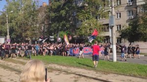 Фанаты ЦСКА перекрыли улицы города Тулы