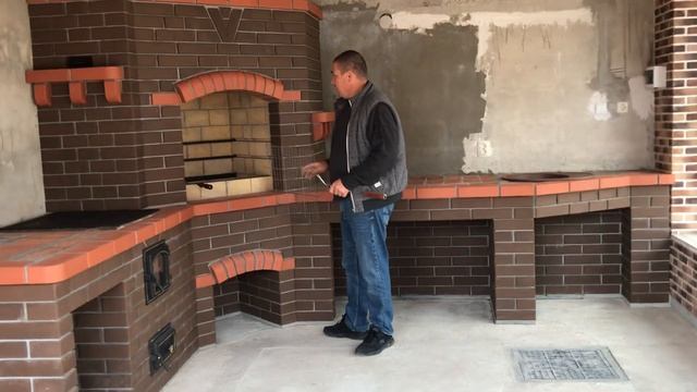Угловое барбекю, печной комплекс смотреть онлайн