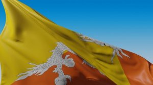 Флаг Бутанa