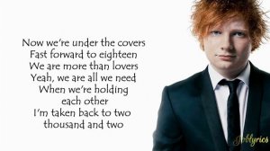 Ed Sheeran ft. Anne-Mari - 2002 Lyrics