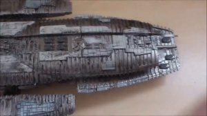 Revell Battlestar Galactica 1/4105 Scale Model Kit Build Part 7: Weathered by Trekkie2409