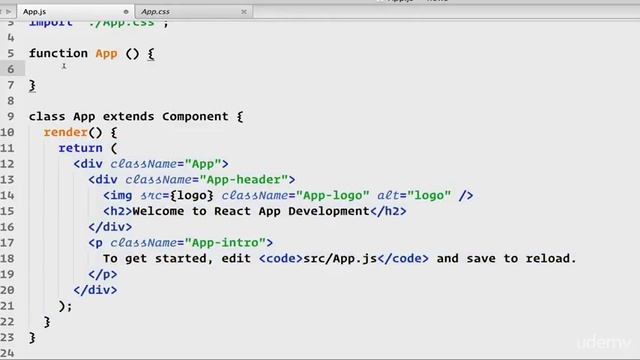 REACT - Up and Running with React ES6 and Open Source API : What is class in react? смотреть онлайн