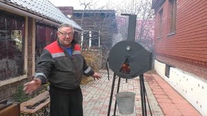 Углевыжигательная печь .Делаем уголь для гриля , мангала, смокера ,bbq .