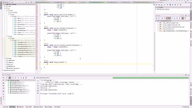 TDD Tetris in Java #7: TGM Rotation Rules смотреть онлайн