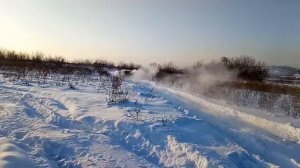 Infiniti FX35 По снегу.