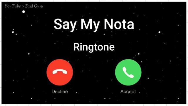 Se Te Nota Ringtone | Say My Nota Song Ringtone | English Ringtone | New Instagram Viral Ringtone