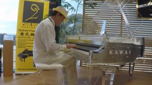 Ken Davis Plays Brand New Kawai Crystal Grand Piano