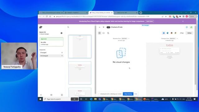 Percy. Visual testing смотреть онлайн