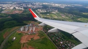 Посадка в Шереметьево А320neo Аэрофлот