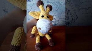 Обзор игрушки. Жираф плюшевый.