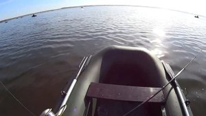 Ловля осеннего карася на поплавок с лодки 23 09 2018