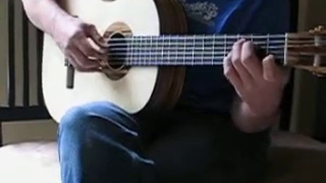 Playing my zebrawood classical guitar смотреть онлайн
