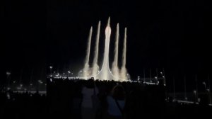 Поющие фонтаны в Олимпийском парке