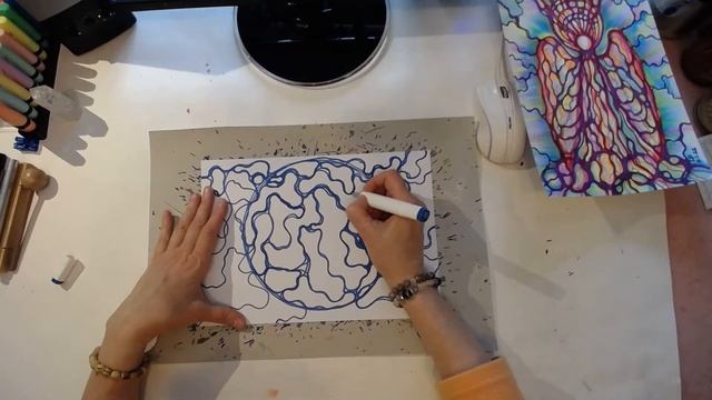 Нейрографика за Мир! Рисуем  мир внутри и на планете.