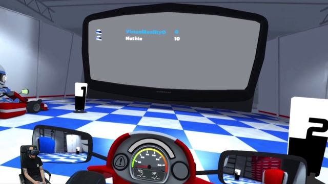THE CLOSEST THING TO MARIO KART IN VR!! VR Karts HTC Vive Pro Gameplay смотреть онлайн
