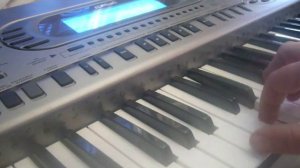 CASIO WK1800 keyboard demo
