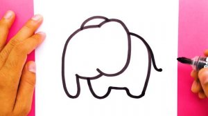 HOW TO DRAW A CUTE BABY ELEPHANT,DRAW CUTE THINGS