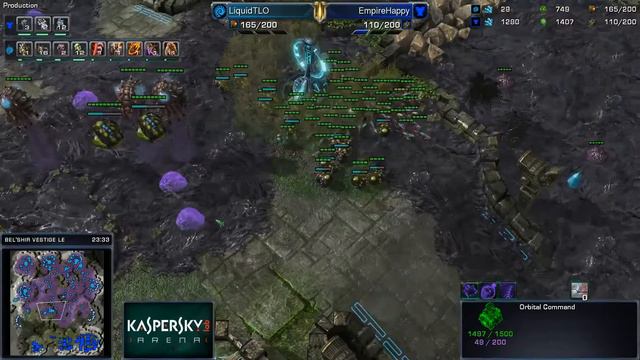 #246 TLO(Z) vs. Happy(T) - Kaspersky Arena #7 StarCraft II Heart of the Swarm Video смотреть онлайн
