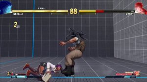 Street Fighter 5 Menat Ryona Necalli Win pose with All Costumes | Menat Submits to Necalli Part Two