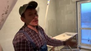 Процесс шлифовки бетонного потолка часть 1. Как шлифовать гладкий бетонный потолок.