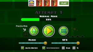 как поставить проценты в геометри деш(geometry dash)