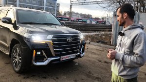 Ставим усиленные пружины на Toyota Land Cruiser 200 для выравнивания кузова. Результат есть!