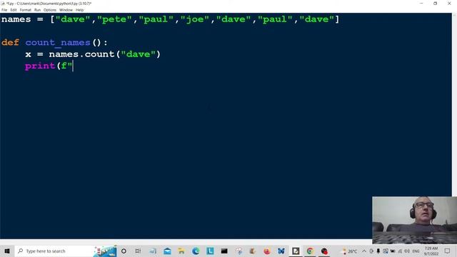 Python List Count Function - Beginners Code Example 2022 смотреть онлайн