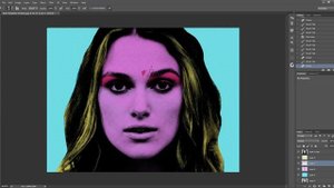 Портрет в стиле поп-арт (Pop art portait in photoshop)