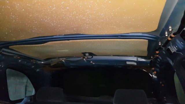 ЧЕРНЫЙ ПОТОЛОК НА МАЗДУ / КАК ПОКРАСИТЬ САЛОН В АВТОМОБИЛЕ ЗА 600рублей /