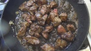 Суп с куриной печенью