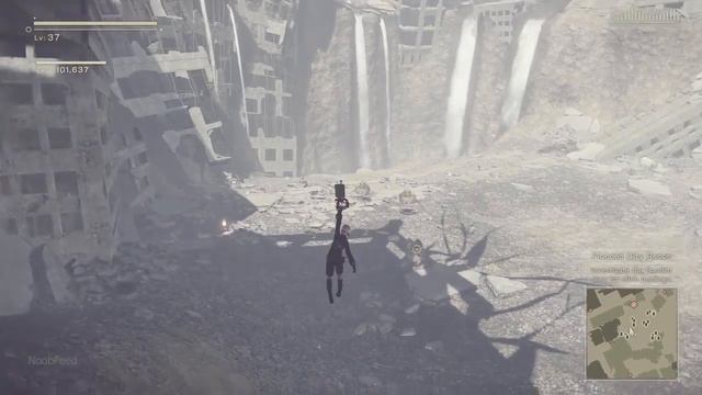 NieR: Automata - Xbox One X No Commentary Playthrough - 9S Campaign Part 14 Adam and Eve Boss Fight смотреть онлайн