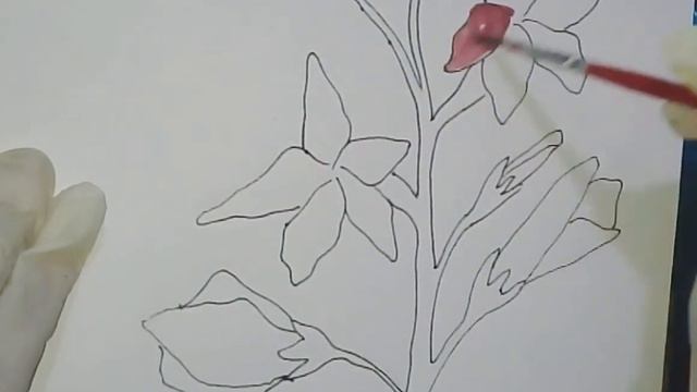 gladiolus art | ARTISTIC SANJU смотреть онлайн