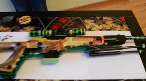 AWP Dragon Lore in REAL Life FOR SALE , Pneumatic Rifle , Air Gun АВП Драгон Лор своими руками