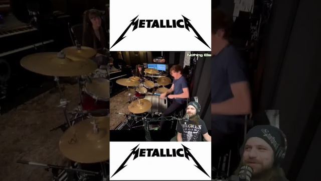 Lars will never live this down #metallica #stanger #larsulrich #72seasons #metal #reaction #drums