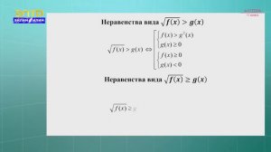 11-класс  | Алгебра | Иррациональные неравенства