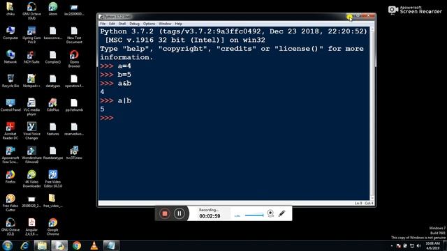 Python 24 |  Bitwise Operators | OPERATORS | Python in Hindi