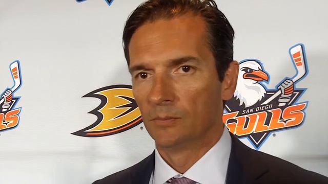 San Diego Gulls head coach and former player Dallas Eakins is introduced to the media смотреть онлайн