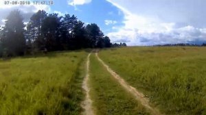 Экстремальная езда на электросамокате по бездорожью