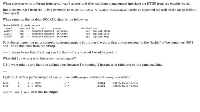 DevOps & SysAdmins: Docker open ports in iptables (rabbitmq) смотреть онлайн